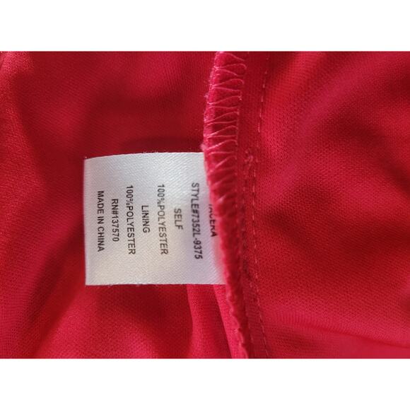 Tacera Fushia Eyelet Dress Sleeveless Lined Sz Medium - Picture 8 of 8